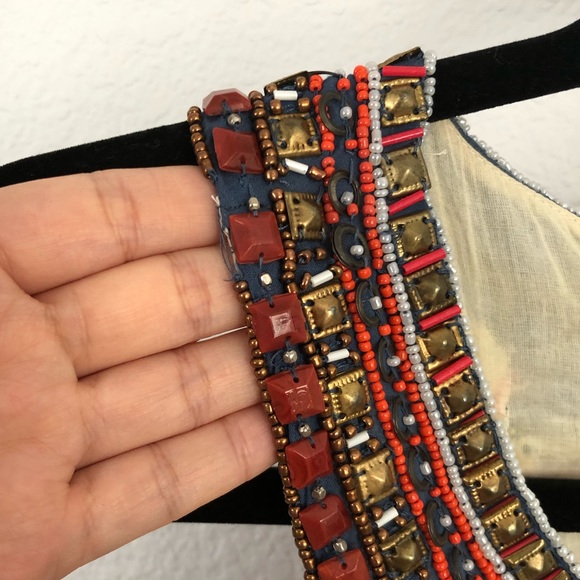 Lucky Brand beaded dress- small - Picture 3 of 7